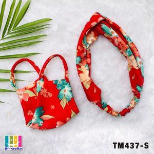 Annaella Headband / Turban & Face Mask Set, TM437S